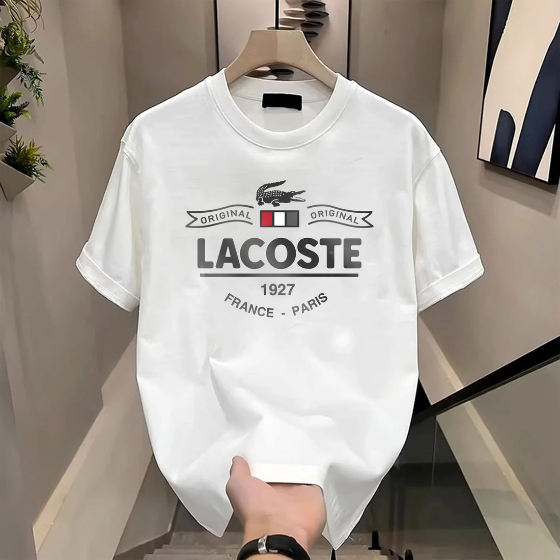 Premium Lacoste Style Oversized Cotton T-Shirt
