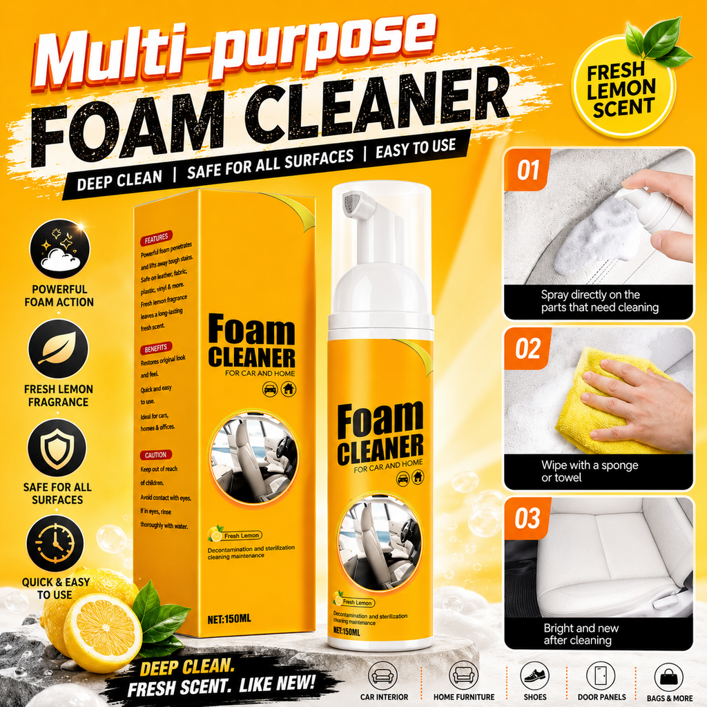 Multipurpose Deep Cleaning Foam Spray
