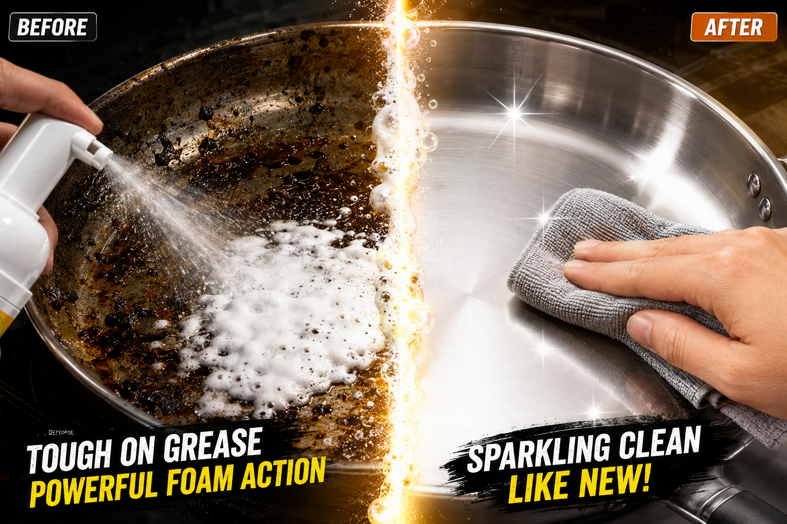 Multipurpose Deep Cleaning Foam Spray